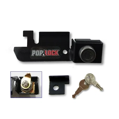 PL2310 – POPNLOCK LLC Tailgate Lock, Locks Tailgate Handle Manual Black Plastic Direct-Fit